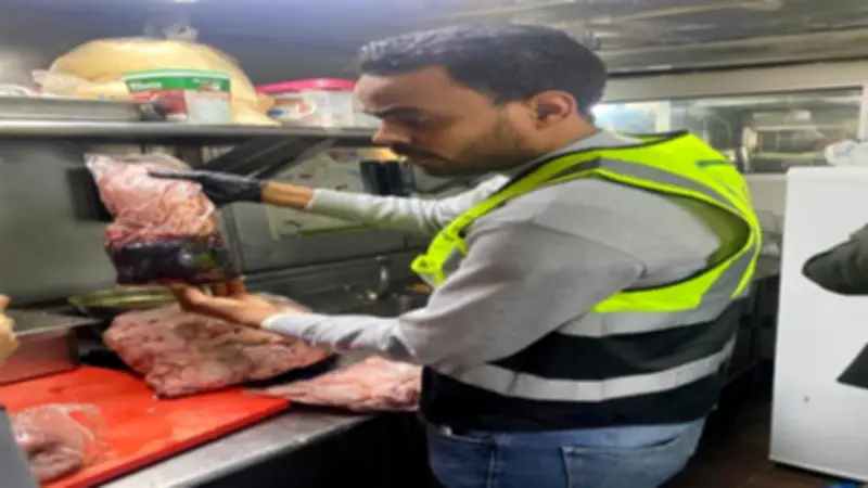 هيئة سلامة الغذاء تنفذ 181 جولة تفتيشية وتحجز 188 رسالة غذائية في أسبوع واحد