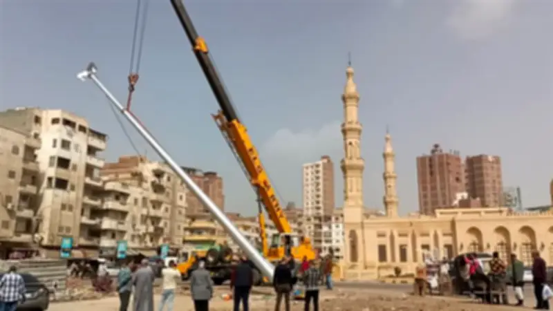 استمرار تطوير الميدان الإبراهيمي بدسوق: إنجاز 70% من المرحلة الثانية بتكلفة 6.8 مليون جنيه