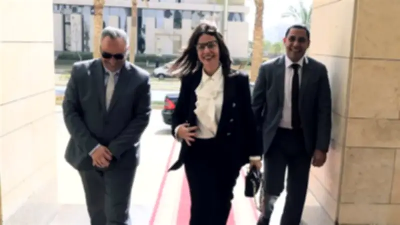 وزيرة الثقافة جيهان زكي تلتقي قيادات الوزارة في العاصمة الجديدة بعد أداء اليمين