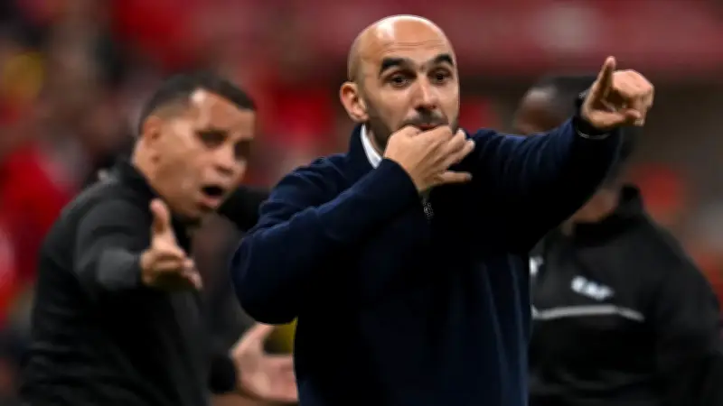 الركراكي على حافة الرحيل: مستقبل مدرب المغرب في مهب الريح بعد خسارة أمم إفريقيا