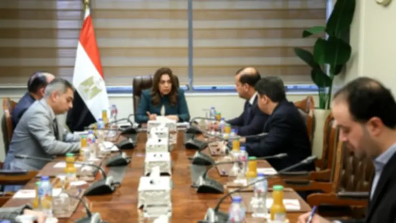 وزيرة التنمية المحلية والبيئة تترأس اجتماعاً موسعاً لمتابعة ملفات المشروعات والاستراتيجيات البيئية