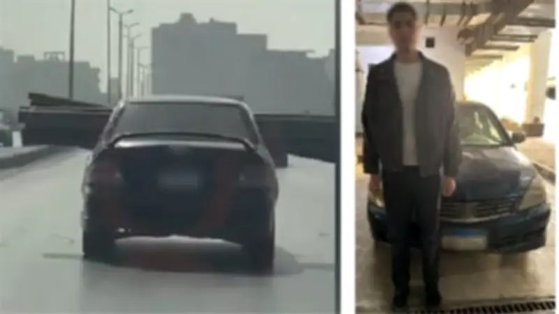 ضبط طالب بالقاهرة بعد تداول فيديو لتحميل مواسير على سيارته وتهديد المارة