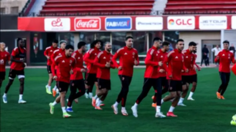 الأهلي يختتم تدريباته استعدادًا لمواجهة الجيش الملكي المغربي في دوري أبطال أفريقيا