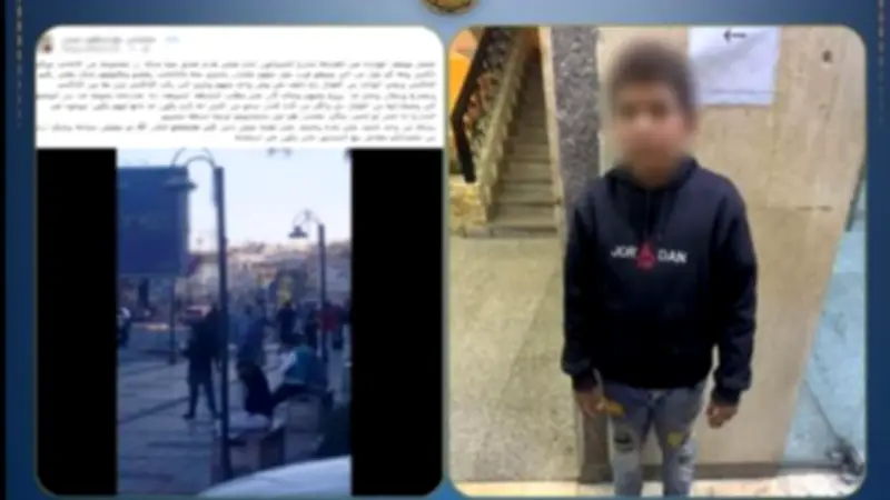 تسليم طفل لأسرته بعد محاولته بيع إكسسوارات للسائحين في الغردقة بشكل إلحاحي