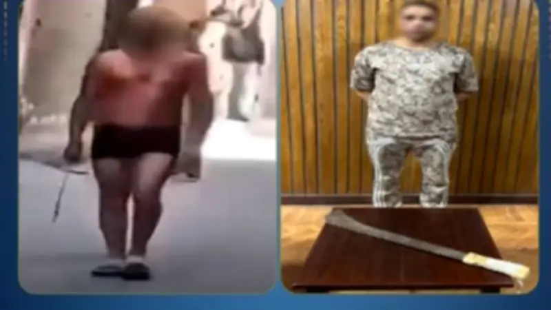 القبض على عاطل في الإسكندرية بعد خلع ملابسه وتعديه على جيرانه بسلاح أبيض