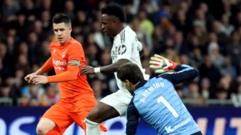 جدل تحكيمي يلف هدف فينيسيوس جونيور في فوز ريال مدريد على ريال سوسييداد بالليجا