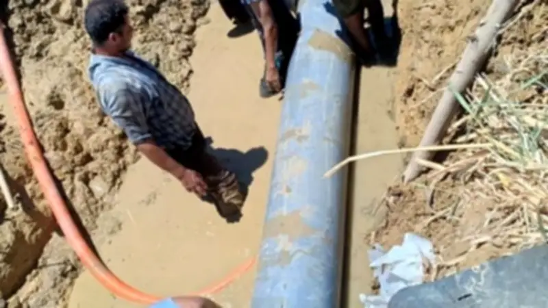 مياه أسيوط تعلن استكمال إصلاح تسريب خط صرف صحي بالمراغي وتقطع المياه عن مناطق محددة