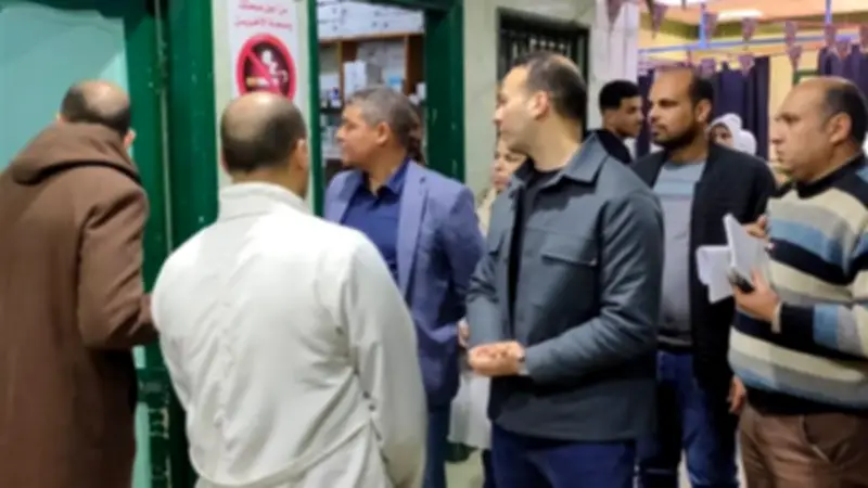 وكيل صحة البحيرة يتفقد مستشفى المحمودية المركزي لمتابعة الخدمات الطبية