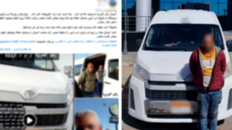 القبض على سائق ميكروباص أتلف بضاعة سيدة في الجيزة وهرب بعد الحادث