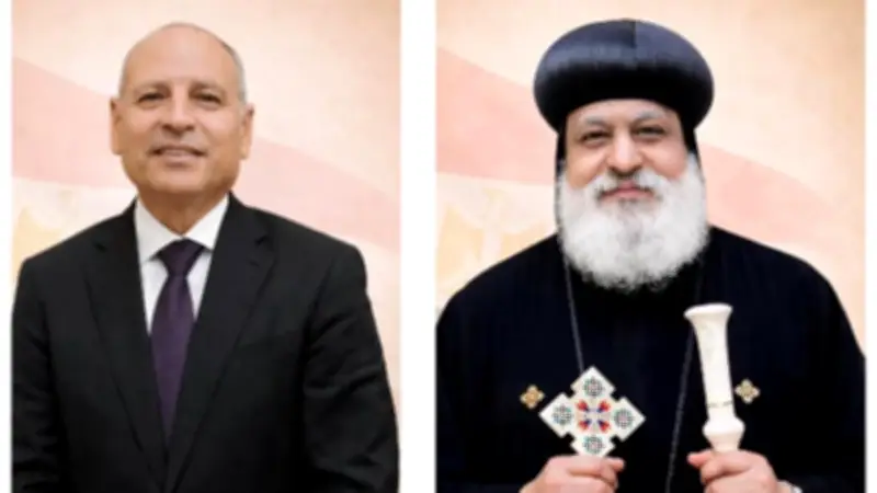 الأنبا ميخائيل يهنئ محافظ القاهرة بتجديد الثقة في حركة المحافظين الجديدة