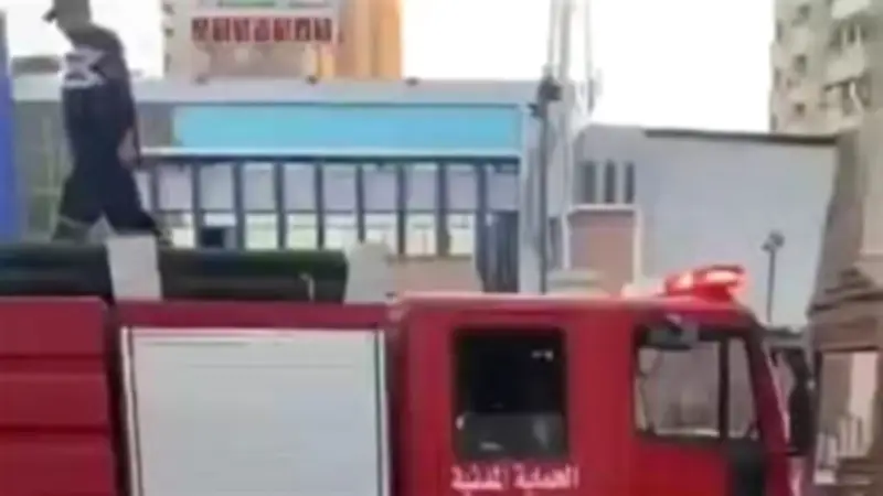 معاينة حريق مخزن قطع غيار سيارات بالتوفيقية تكشف تفاصيل الماس الكهربائي