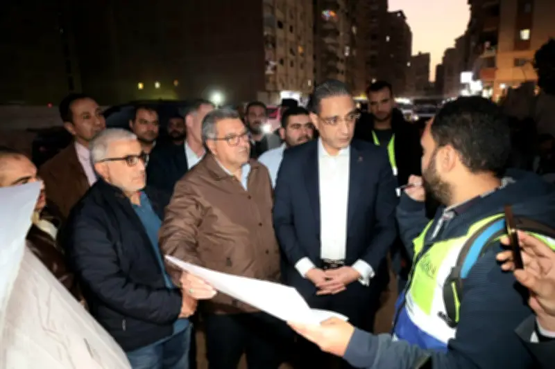 محافظ الجيزة يطمئن على نسب إنجاز محور الإخلاص ويوجه بتسريع وتيرة العمل