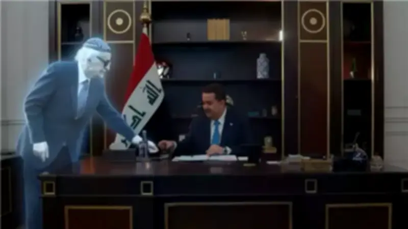 غضب عراقي واسع بعد استخدام الذكاء الاصطناعي في إعلان رمضاني يظهر الجواهري ونوري السعيد