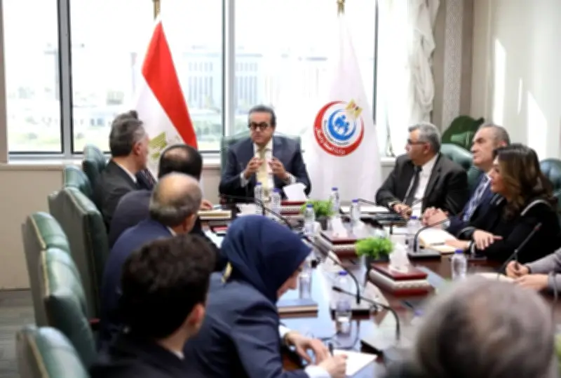 وزير الصحة يبحث مع شركة تركية آخر مستجدات مشروع مدينة العاصمة الطبية