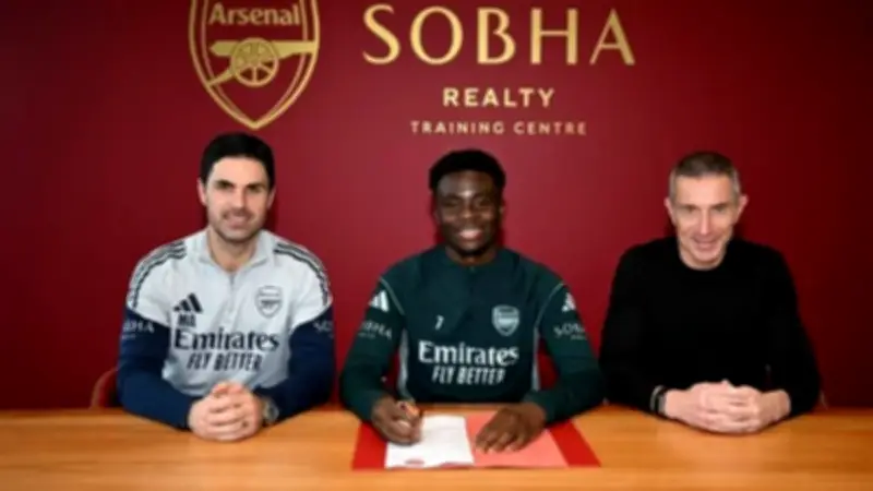 ساكا يؤكد بعد تجديد عقده مع آرسنال: سنكتب التاريخ ونحقق الألقاب