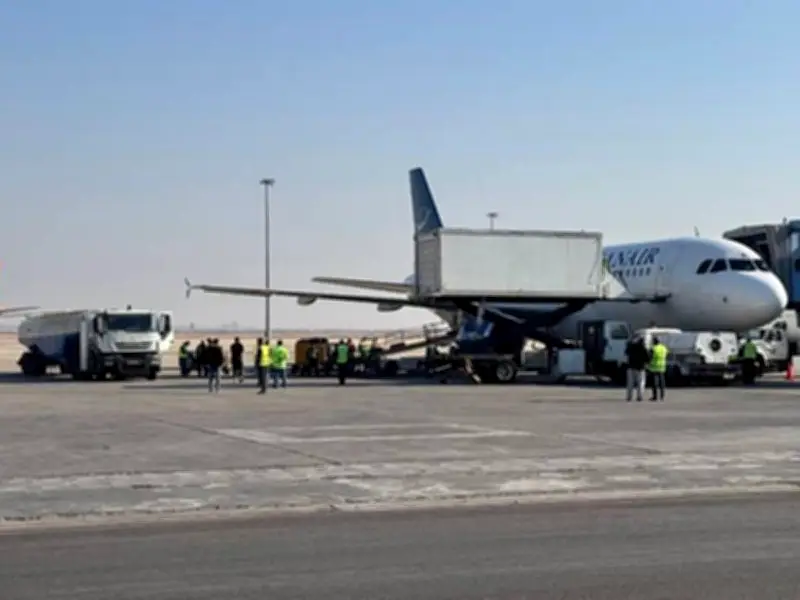 وصول أول طائرة تابعة للخطوط السورية إلى مطار القامشلي في الحسكة
