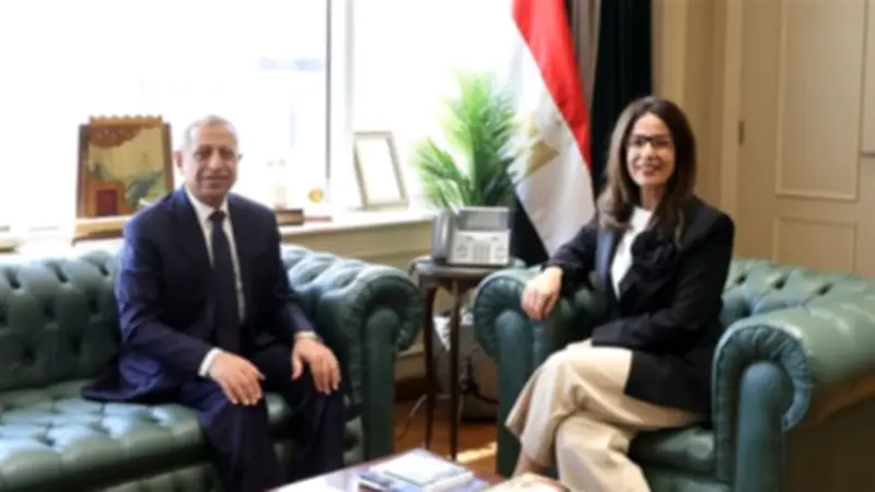 وزيرة الثقافة تبحث مع رئيس الأكاديمية العربية تعزيز التعاون في التعليم والتدريب