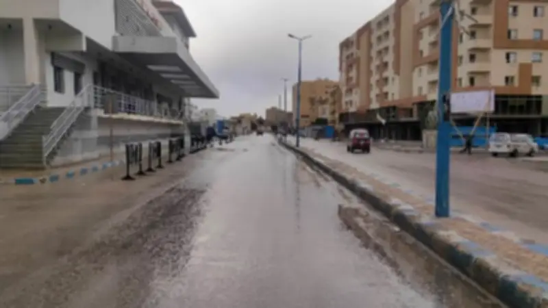 أمطار متوسطة تضرب محافظة مطروح مع ارتفاع الأمواج في البحر المتوسط