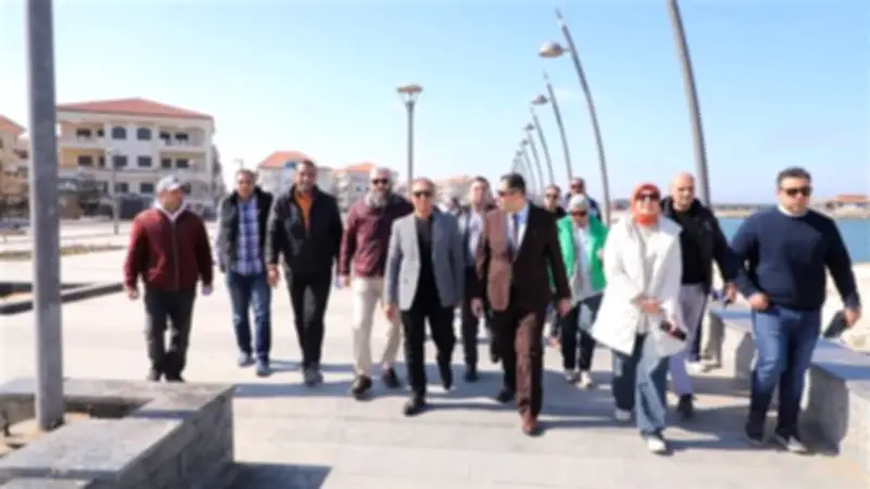 محافظ دمياط يتفقد مشروع تطوير منطقة اللسان والفنار برأس البر لتعزيز السياحة