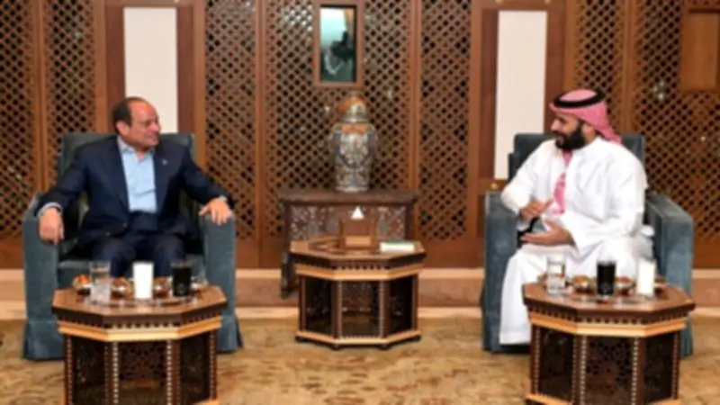 السيسي يلتقي ولي عهد السعودية في جدة ويؤكد على تعزيز التعاون الثنائي