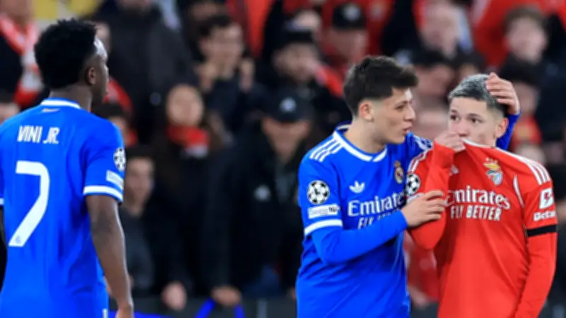 اتهامات متبادلة بين فينيسيوس وبريستياني تتصاعد قبل مواجهة ريال مدريد وبنفيكا