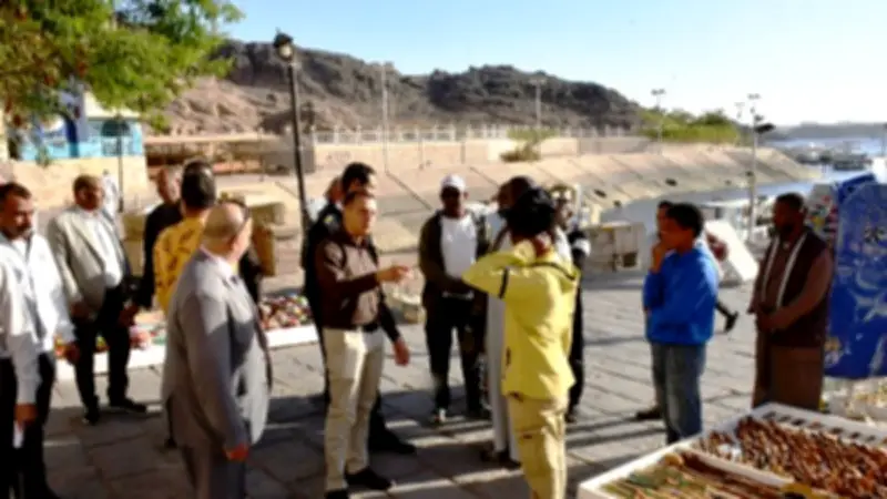 محافظ أسوان يوجه بالبدء الفوري في تطوير مداخل ومخارج معبد فيله لتعزيز السياحة