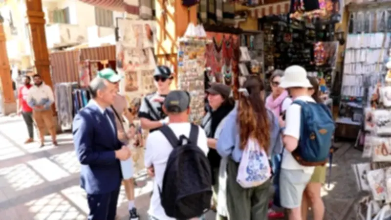 محافظ أسوان يوجه بتطوير مداخل معبد فيله ويشارك في احتفالية الجامع الأزهر