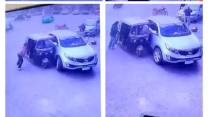 احتجاز سيدة وصاحب توك توك في واقعة تعدي بالساطور وسط الشارع بالمنوفية