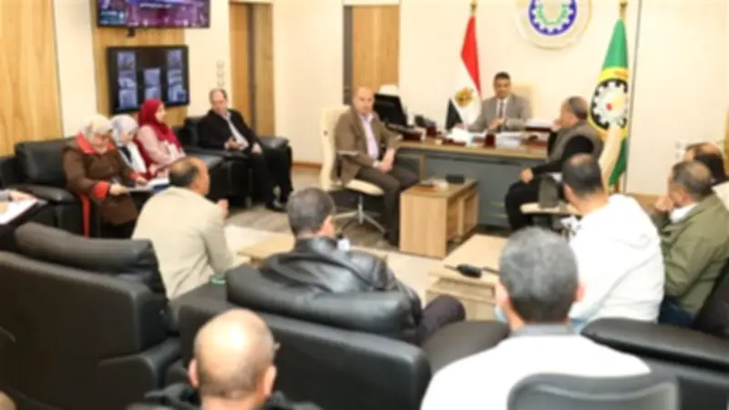 نائب محافظ الدقهلية يترأس اجتماعًا لتجديد كابل كهرباء مرفق مياه الجمالية