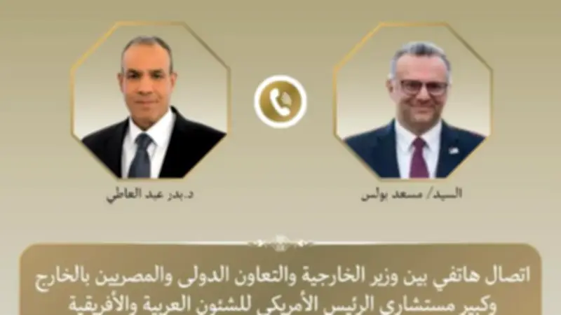 وزير الخارجية المصري يحذر من المساس بوحدة السودان في اتصال مع مستشار ترامب