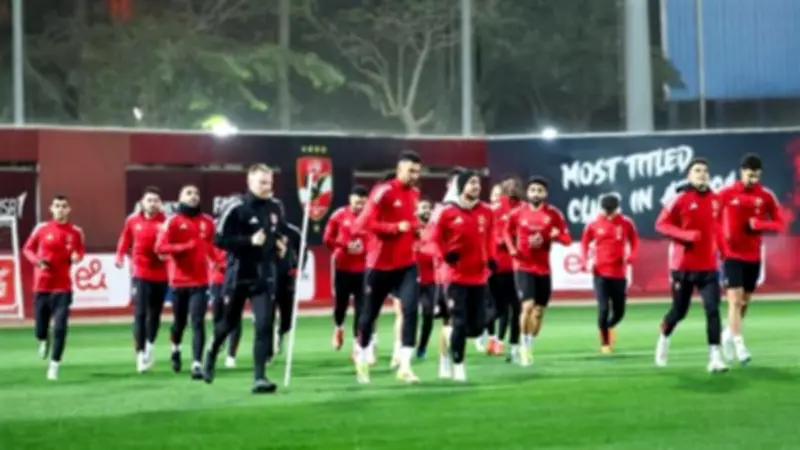 الأهلي يختتم تدريباته استعدادًا لمواجهة زد في الدوري المصري الممتاز