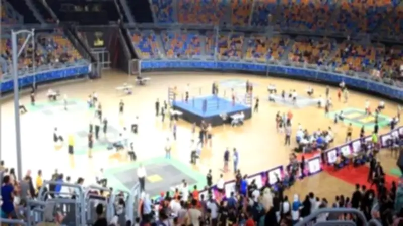 منافسات قوية في البطولة العربية للأندية للكيك بوكسينج باستاد القاهرة