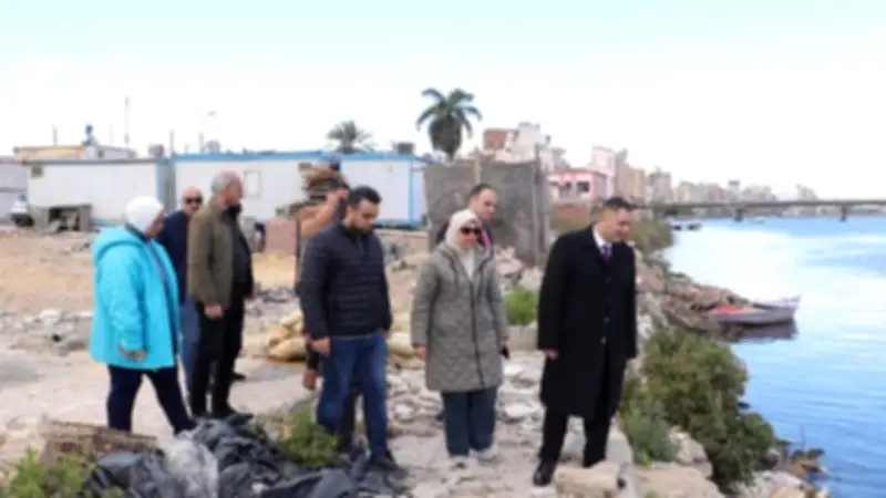 محافظ دمياط يتفقد مشروع تطوير كورنيش النيل بالسنانية ويوجه بالبدء في التنفيذ