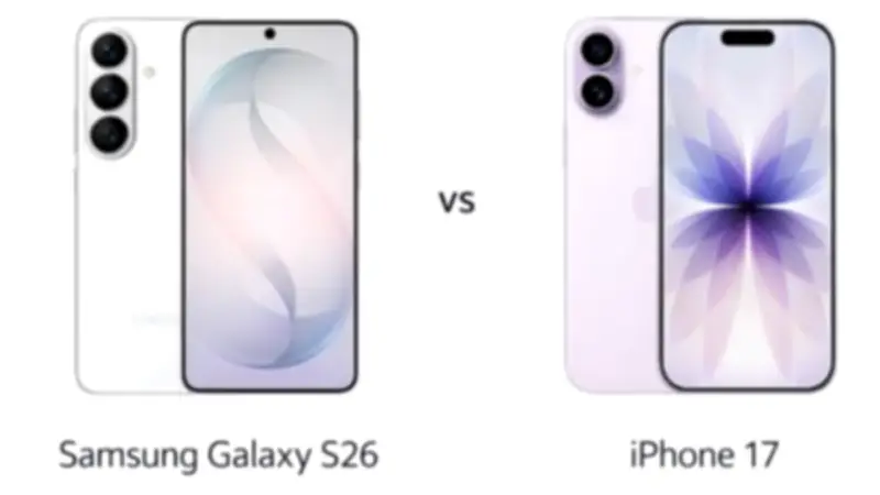 صراع العمالقة: مقارنة شاملة بين هاتفي Galaxy S26 وiPhone 17 في 2026
