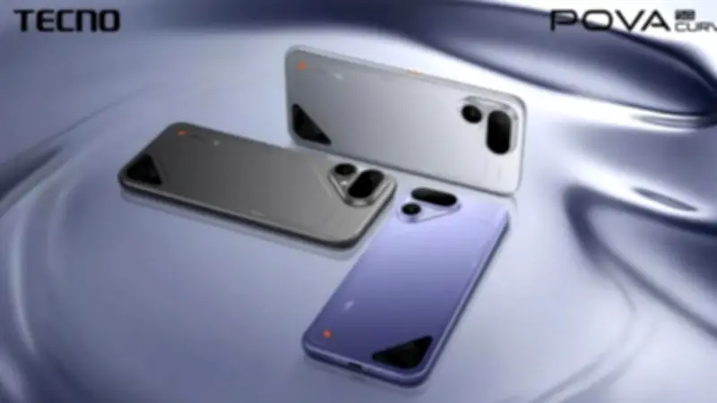 هاتف تكنو POVA Curve 2 5G: بطارية ضخمة في تصميم نحيف يكسر القواعد التقليدية