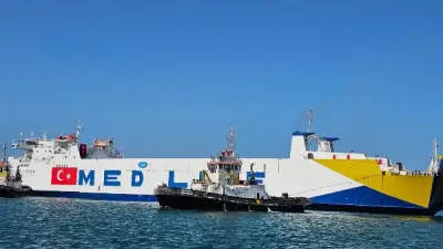 تركيا ترسل سفينة الخير الـ21 محملة بـ3300 طن مساعدات لغزة عبر ميناء العريش