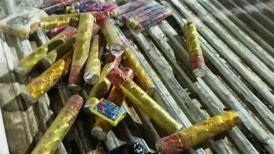 ضبط مخزن ألعاب نارية في أوسيم و2500 صاروخ بحوزة متهم خلال حملة أمنية موسعة