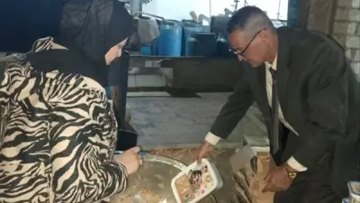 ضبط 29.5 طن مواد غذائية منتهية الصلاحية في حملة تموينية مكبرة ببلبيس