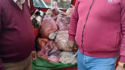 ضبط 60 طن لحوم فاسدة وتحرير 45 محضر مخالفة في حملة تموينية بالجيزة