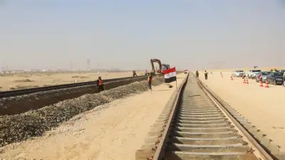 وزارة النقل تطلق مشروع سكة حديد الروبيكي–العاشر–بلبيس بطول 63.5 كم