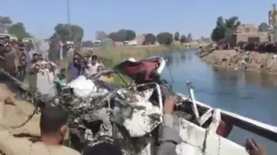 انقلاب ميكروباص في ترعة أصفون بالأقصر: 7 مصابين و4 مفقودين في حادث مروع