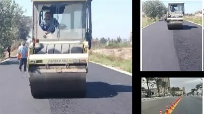 محافظة البحيرة تعلن الانتهاء من 7 مشروعات رصف طرق بتكلفة 77.6 مليون جنيه