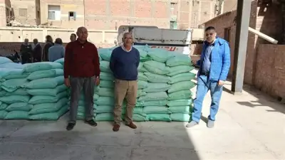 ضبط 80 جوال دقيق مدعم و96 أسطوانة غاز قبل تهريبها في حملة تموينية بالجيزة