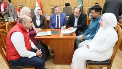 محافظ المنوفية يشهد عقد قران ثلاثة من أبناء دور الرعاية في احتفالية إنسانية