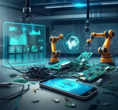 الذكاء الاصطناعي يحقق طفرة في إعادة تدوير المخلفات الإلكترونية