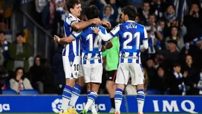 ريال سوسيداد يهزم أتلتيك بيلباو خارج ملعبه في ذهاب نصف نهائي كأس ملك إسبانيا