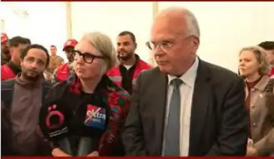 سفيرة فنلندا تعلن احترامها للهلال الأحمر المصري بعد زيارة معبر رفح