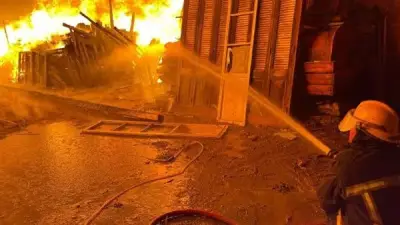 الحماية المدنية تسيطر على حريق بأرض فضاء مستغلة من جامعي القمامة بالإسكندرية