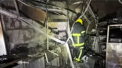 نيابة السلام تحقق في حريق مطعم سوري وكوافير بالسلام وتتحفظ على المالك