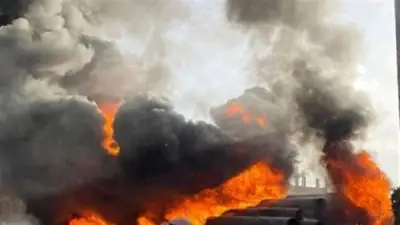 نيابة مدينة نصر تستدعي أمن كمبوند للتحقيق في حريق المواسير البلاستيكية